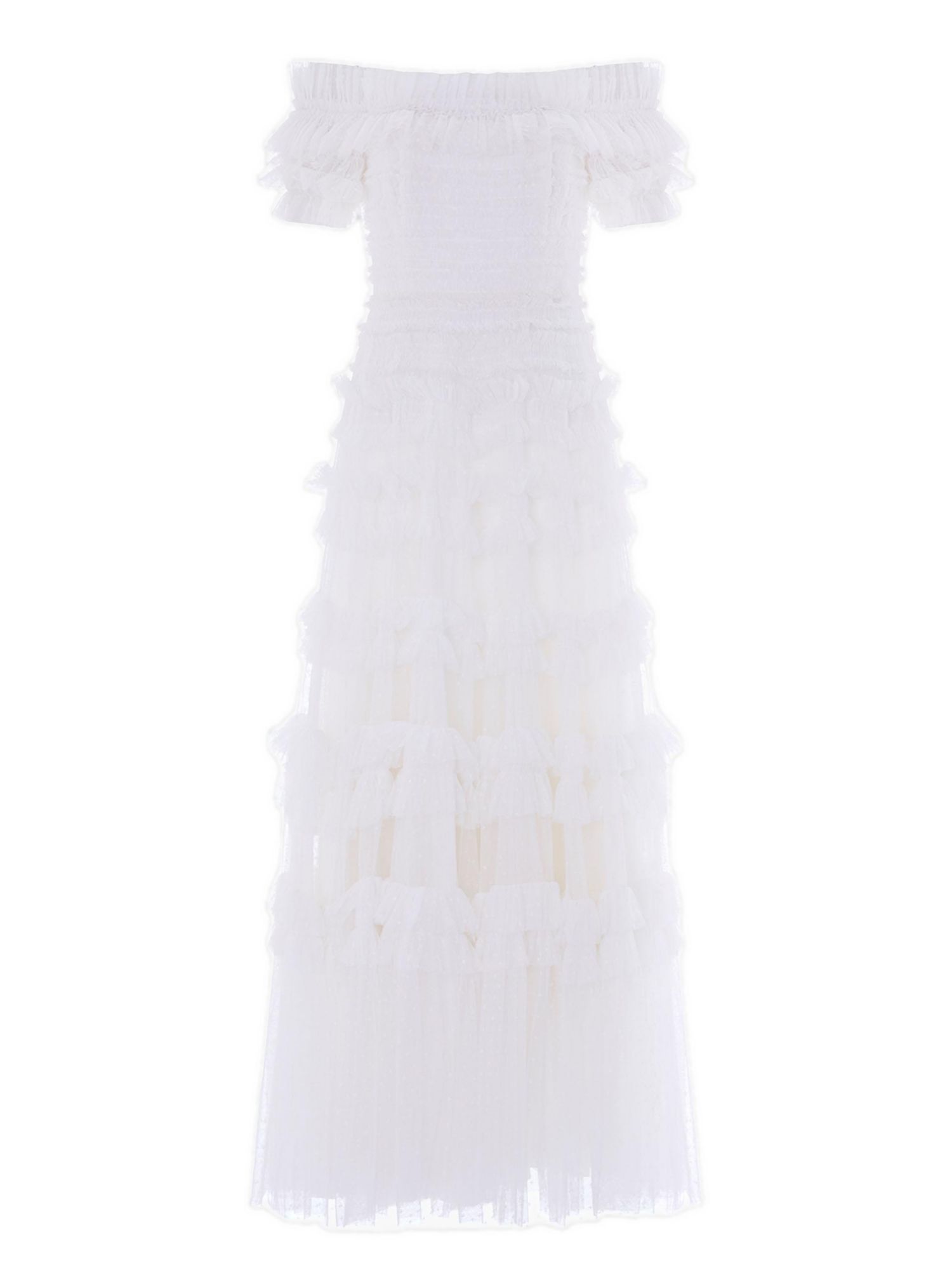 Women's Lisette Ruffle Off Shoulder Gown