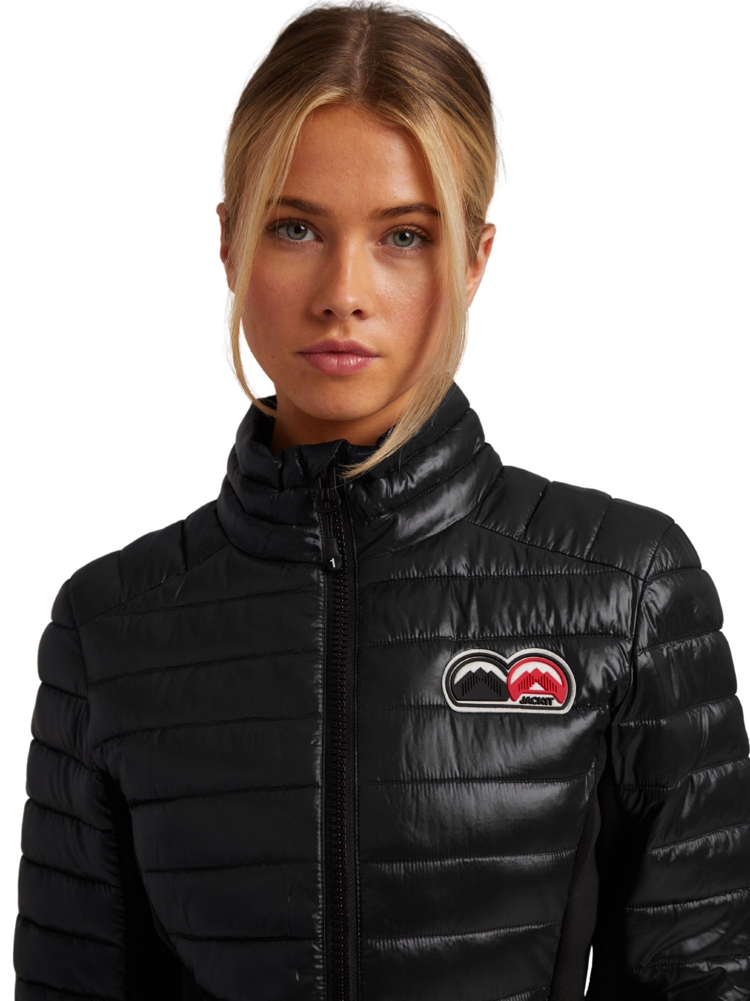 Women's Short Funnel-Neck Puffer Jacket