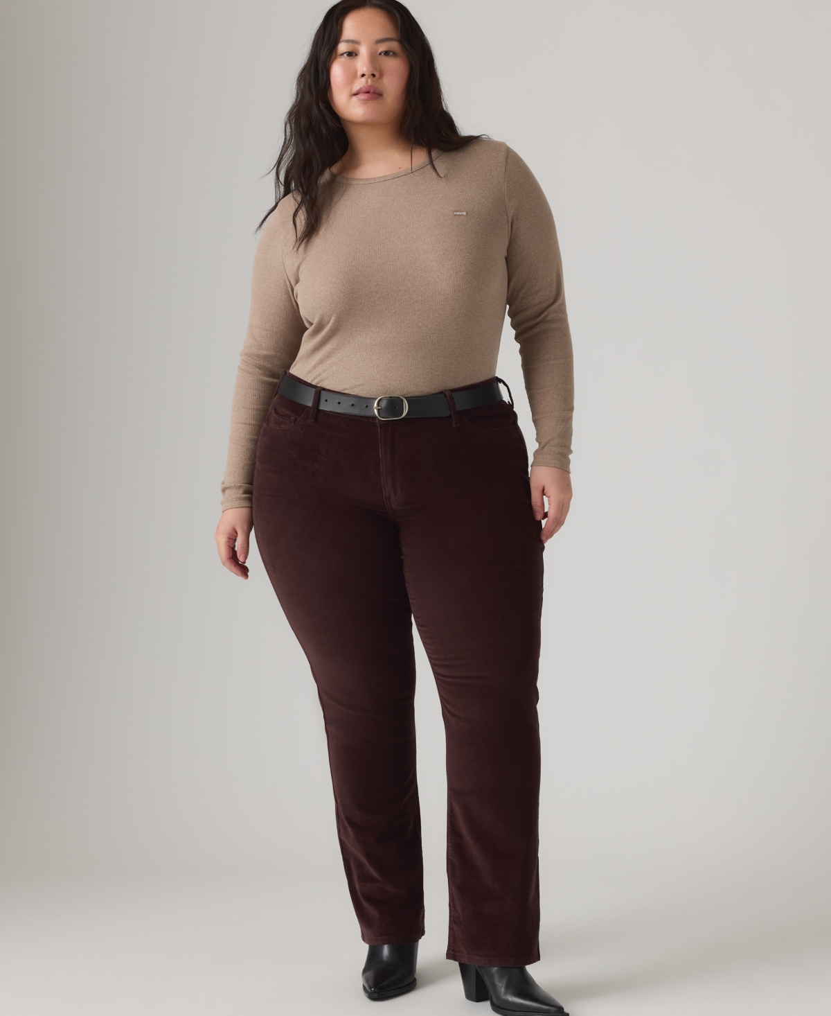 Levi's Plus Classic Straight Corduroy Straight-Leg Jeans