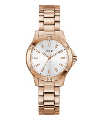 Women's Quartz Rose Gold-Tone Stainless Steel Watch 35mm