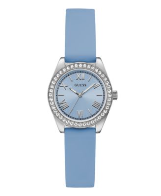Women's Quartz Blue Silicone Watch 30mm