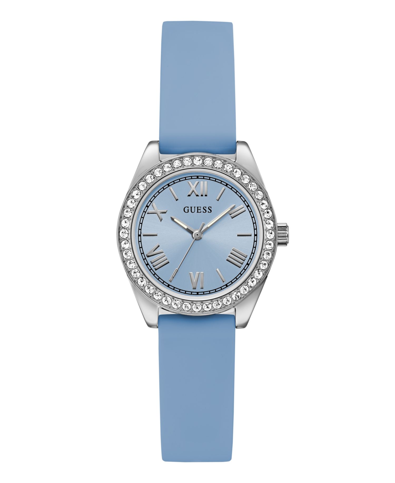 Women's Quartz Blue Silicone Watch 30mm