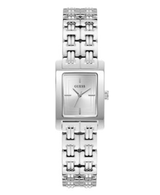 Women's Quartz Silver-Tone Stainless Steel Watch 24mm x 23mm