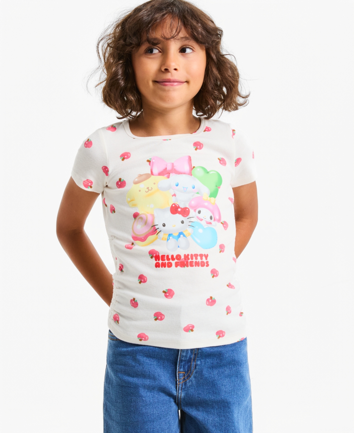 Hello Kitty and Friends | Macy's Toddler's & Little Girls' 2T-6X Short-Sleeve Graphic T-Shirt, Exclusive