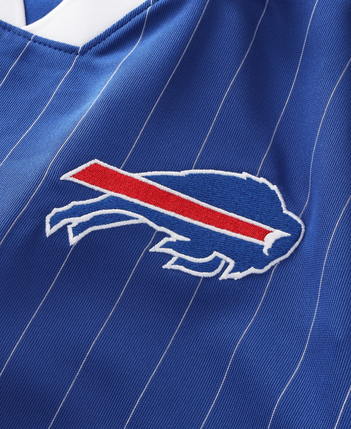 Fanatics Big Boys and Girls Royal Buffalo Bills Football x Collared Fan Top