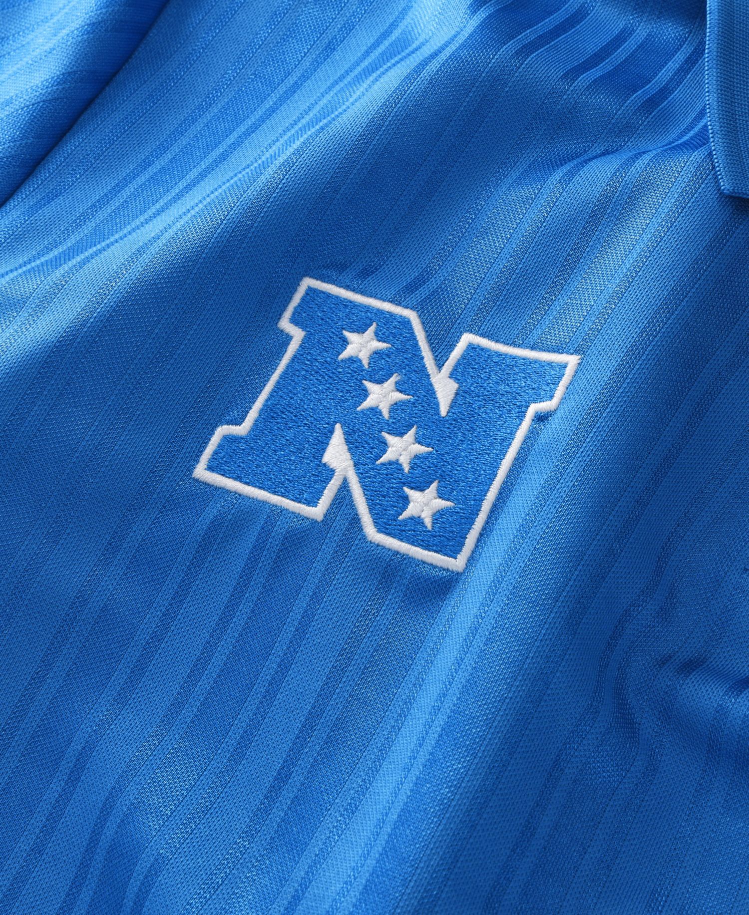 Big Boys and Girls Blue Detroit Lions Football x Football Collared Fan Jersey