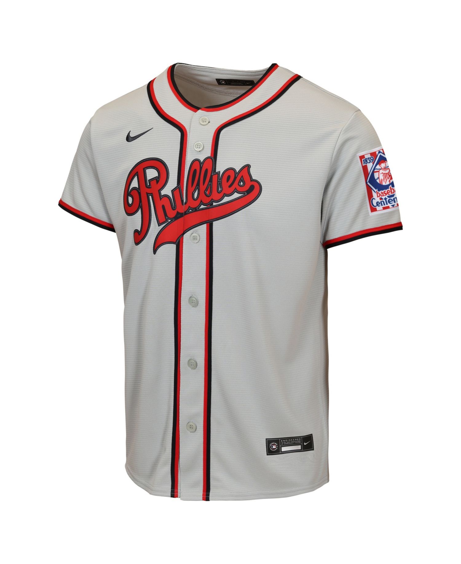 Big Boys and Girls Bryce Harper Gray Philadelphia Phillies 2026 Field of Dreams Replica Jersey