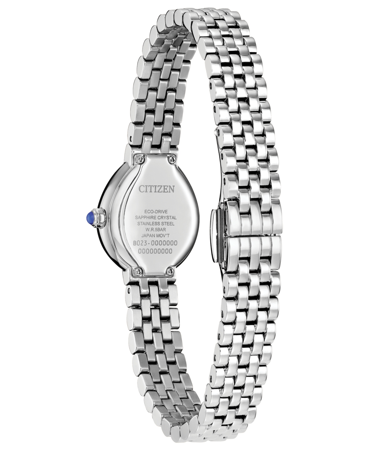 Citizen Women's Mini Rainell Silver-Tone Stainless Steel Bracelet Watch 20mm