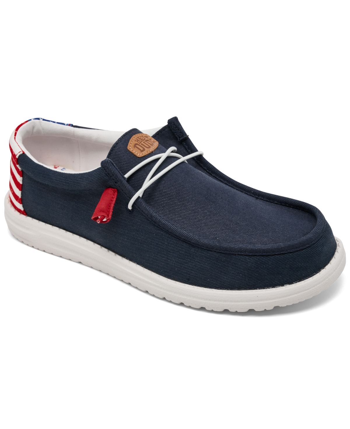 Hey Dude Men's Wally Americana Lifestyle Moccasin Loafers from Finish Line