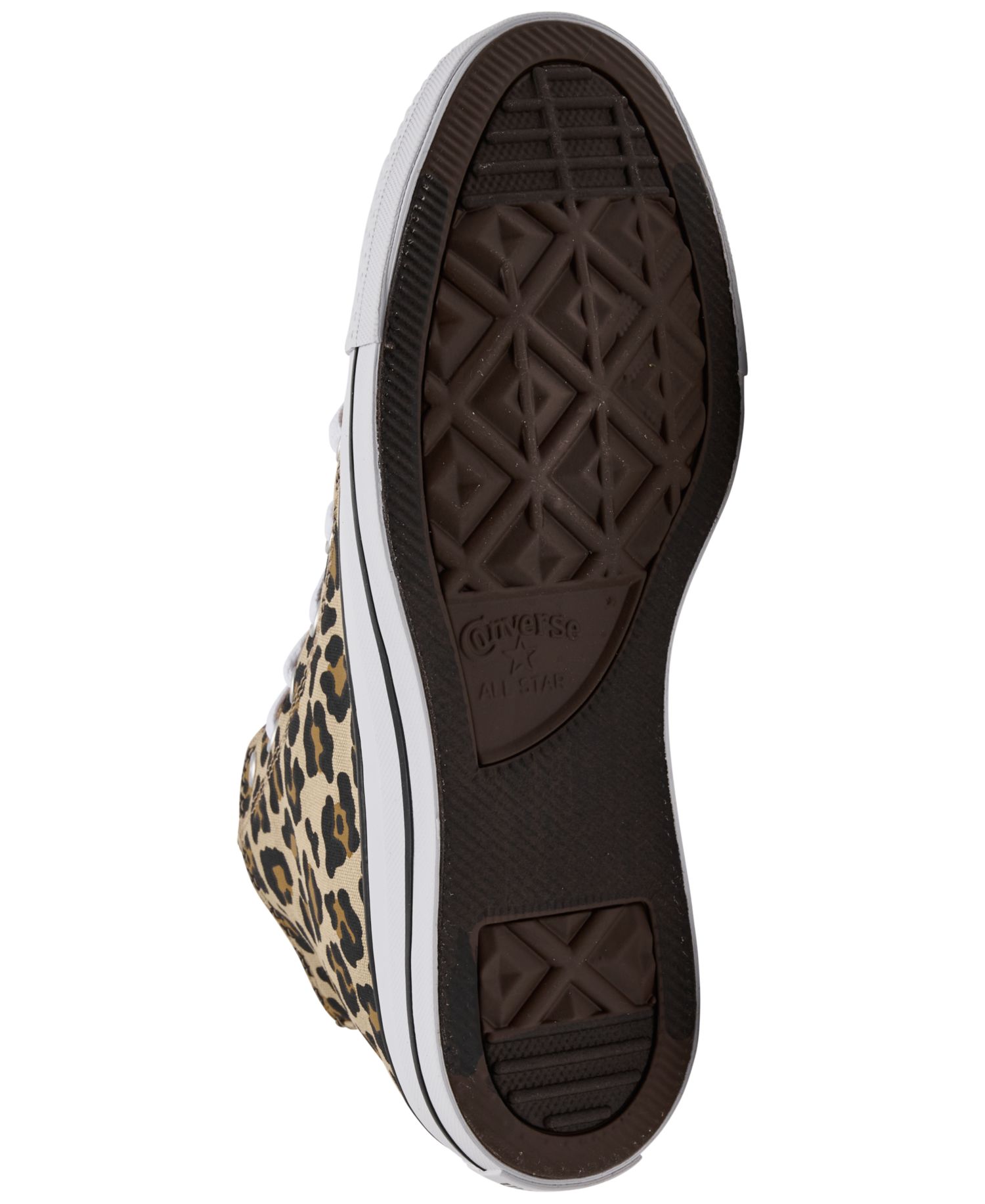 Стильные кроссовки Big Girls Chuck Taylor All Star с высоким берцем и леопардовым принтом от Finish Line