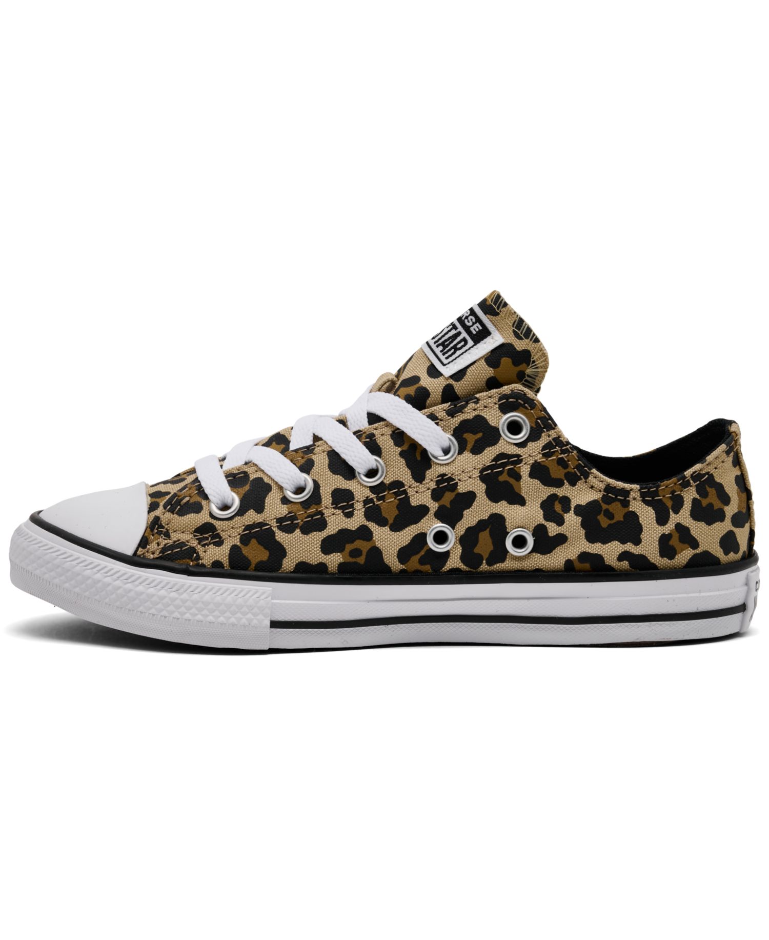 Стильные кроссовки с леопардовым принтом Little Girls Chuck Taylor All Star от Finish Line