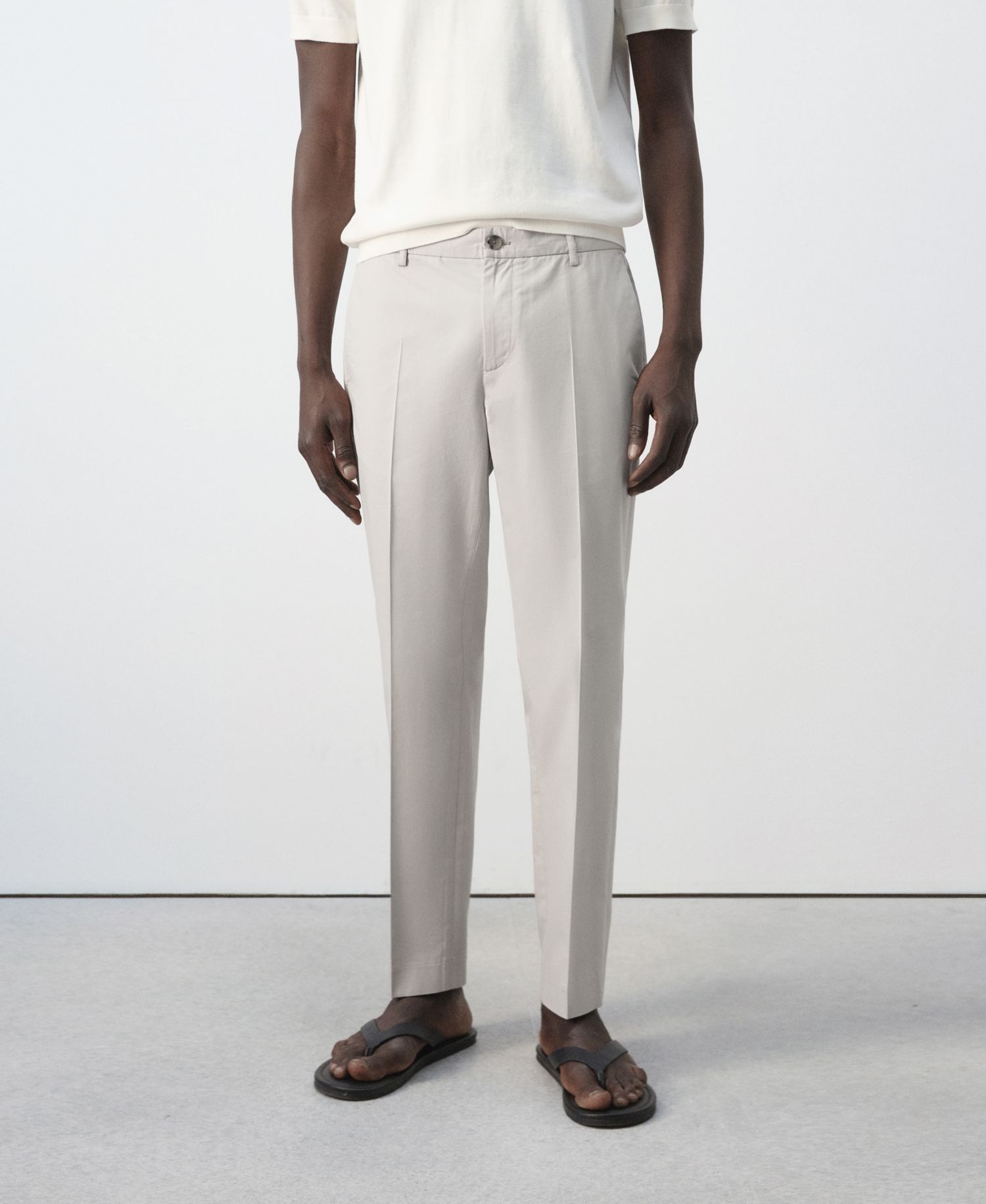Men's Slim-Fit Cotton-Lyocell-Blend Pants