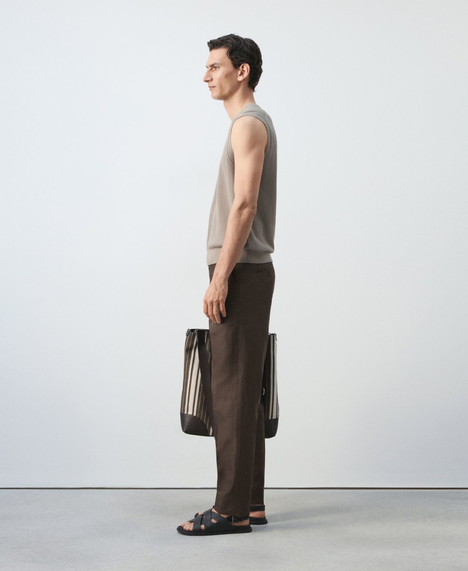 Men's Fine-Knit Vest