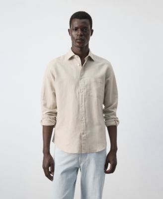 Men's Pocket Linen Shirt