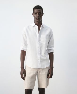 Men's Pocket Linen Shirt