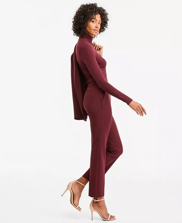 Women's Mid-Rise Straight-Leg Pants - thumbnail 7