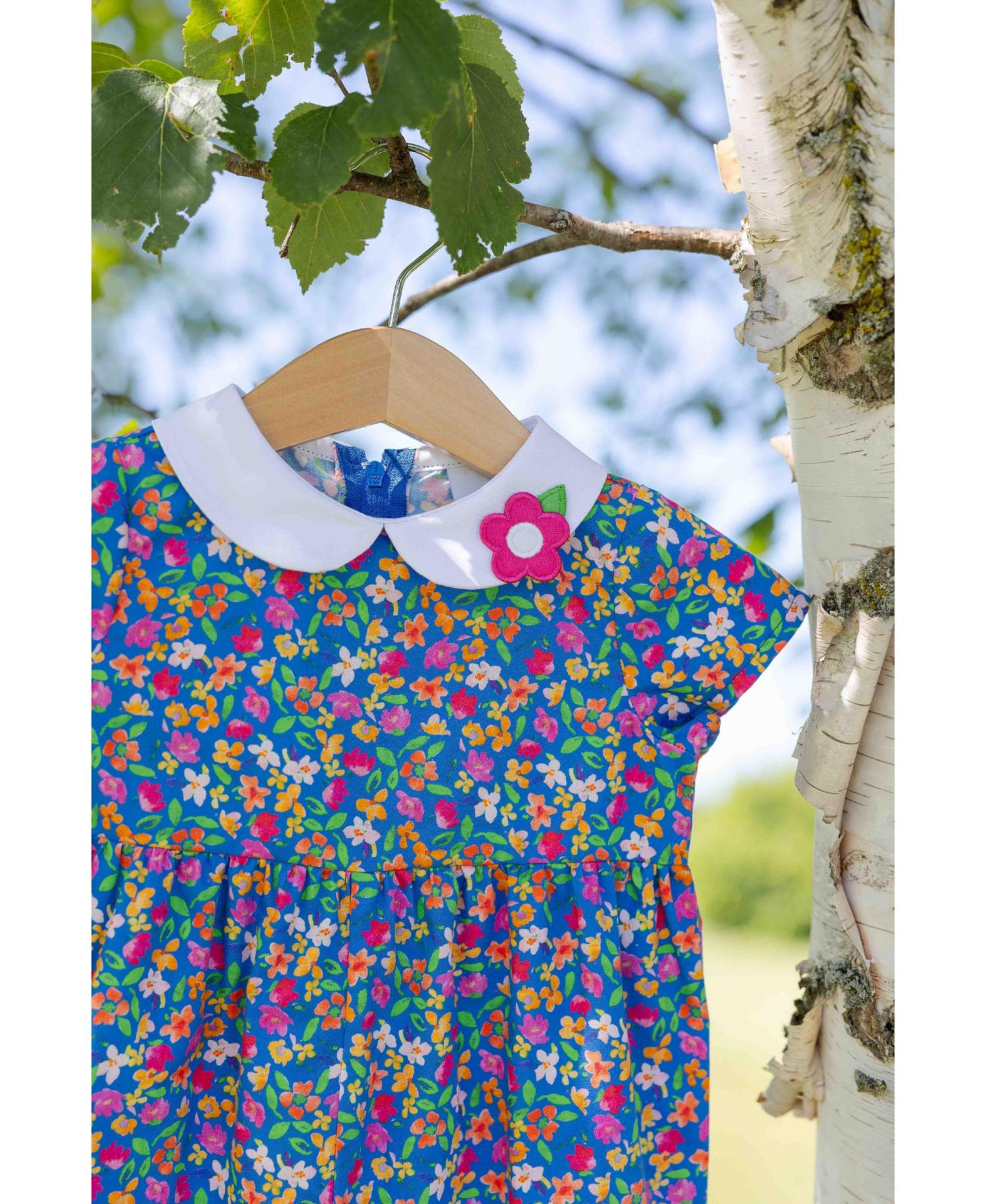 Baby Girl ( 3M TO 24 M ) Floral Print Longall With Collar