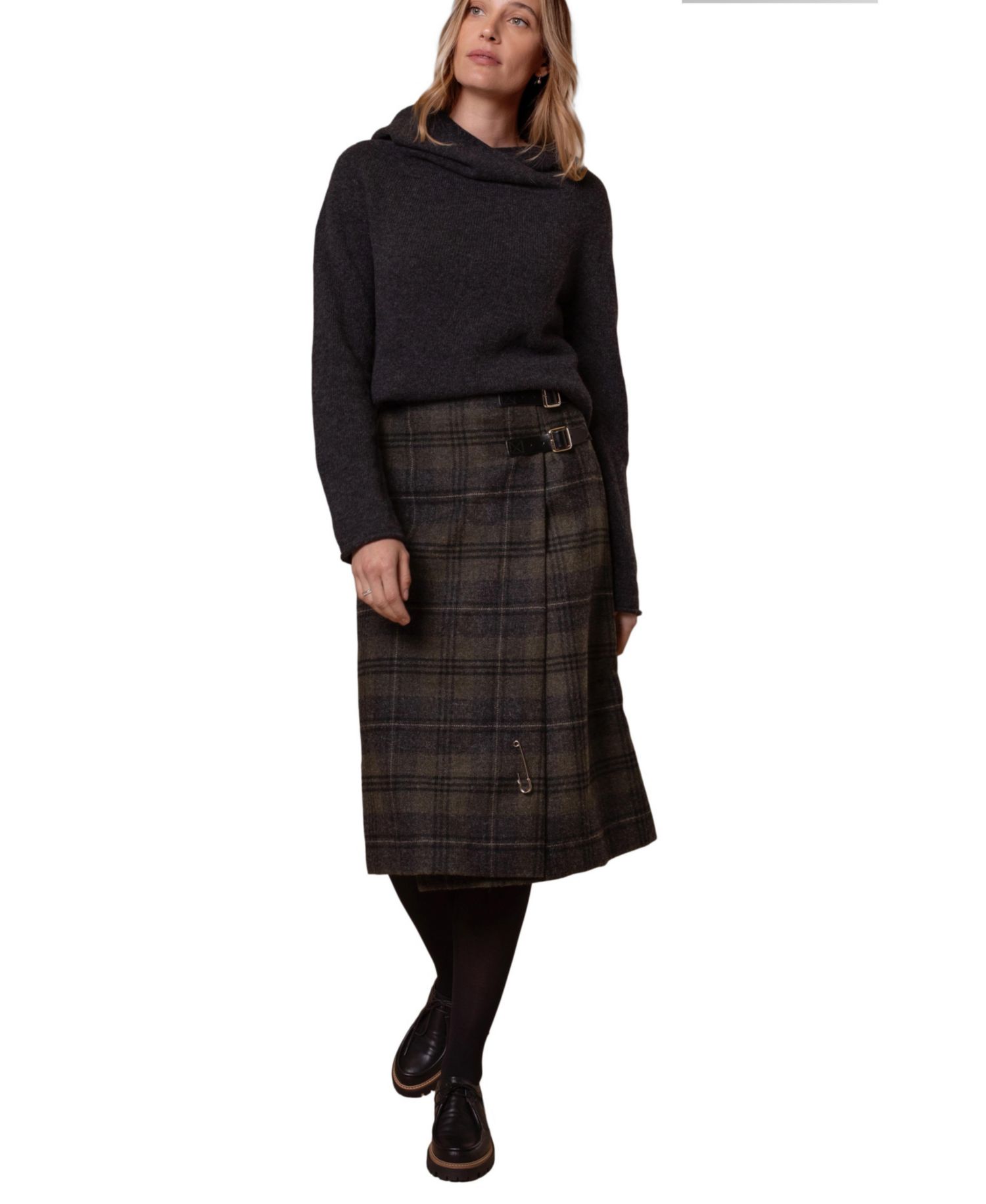 Women's Celtic and Co. Midi Celt Kilt Plaid Skirt