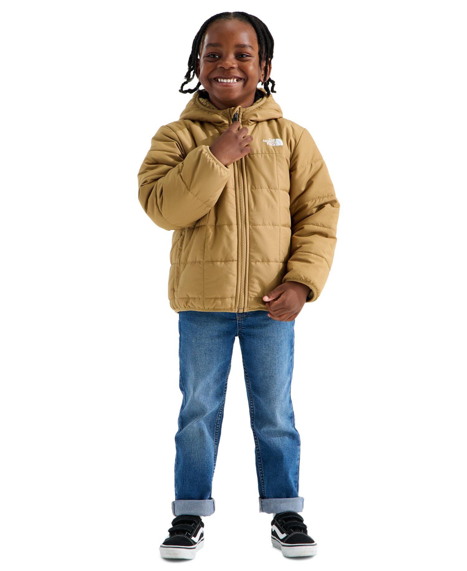 Boys' 2T-7 Reversible Shasta Full-Zip Hooded Jacket