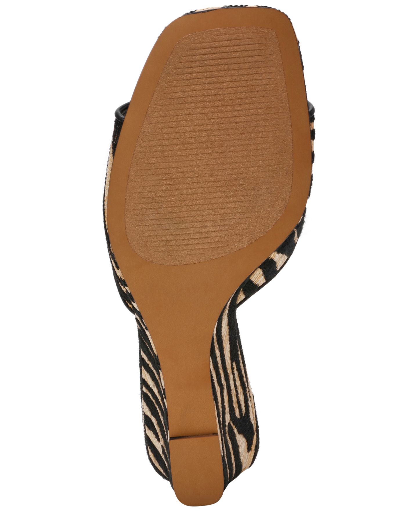 Женские сандалии Steve Madden Seleste Wedge, цвет: Зебра разноцветный — фото 5
