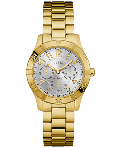 Guess Women's Essence Gold-Tone Stainless Steel Bracelet Watch 36mm U0816L2