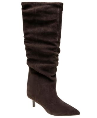 Women's Daleza Slouched To The Knee Suede Boot