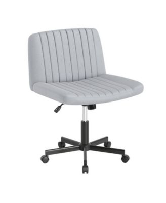 Criss Cross Swivel Desk Chair with Wheels Soft-Padded 26 Inch Wide Seat