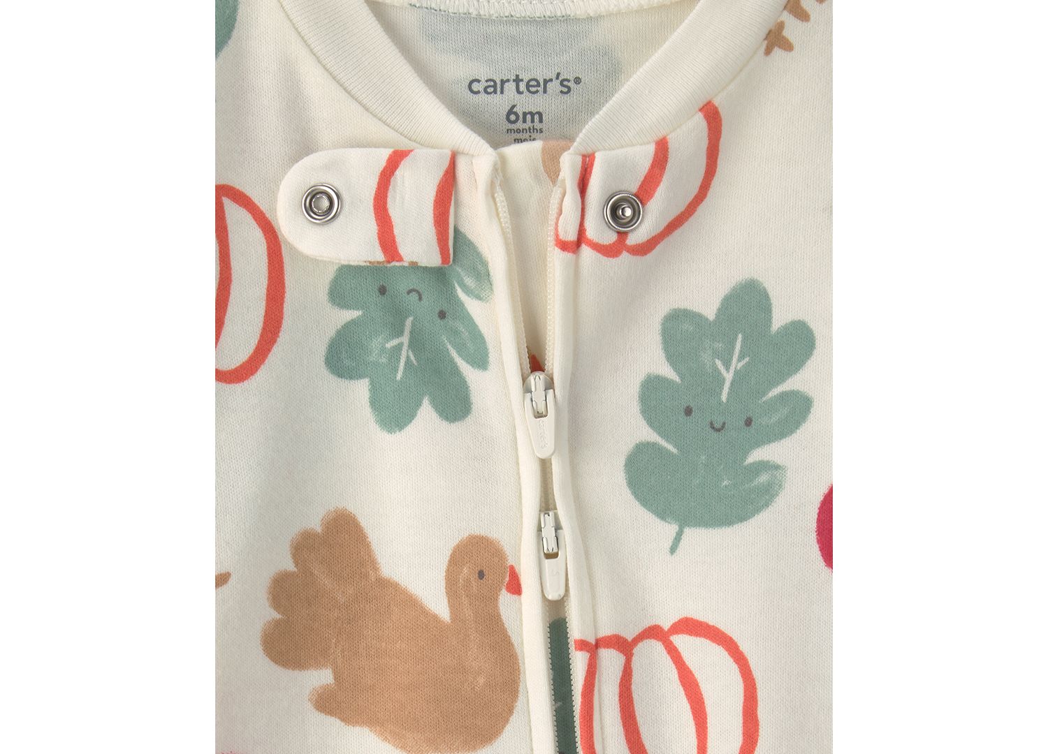 Baby Boys' and Baby Girls' Thanksgiving 2-Way Zip Sleep & Play