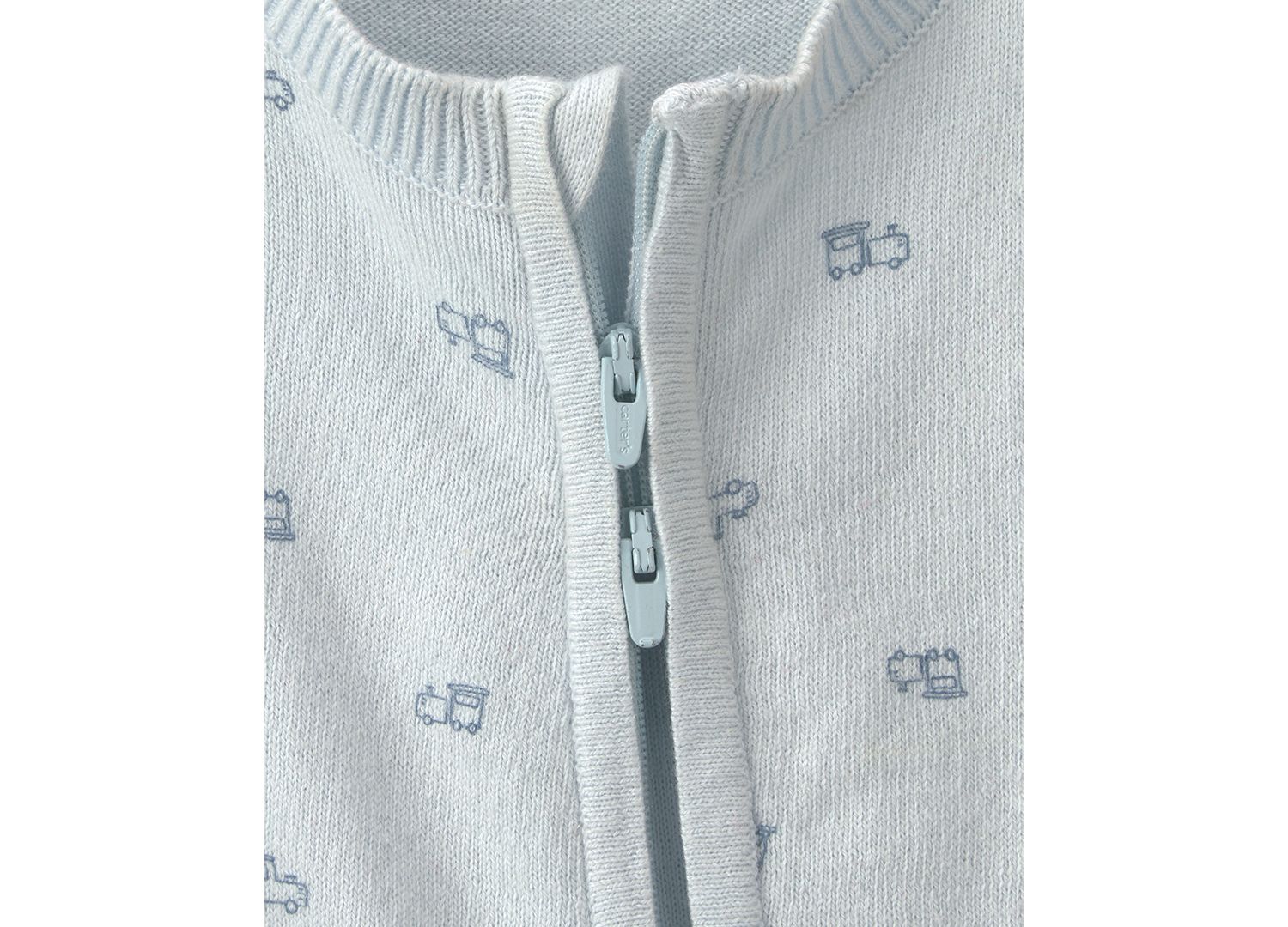 Baby Boys' Train 2-Way Zip Long-Sleeve Jumpsuit
