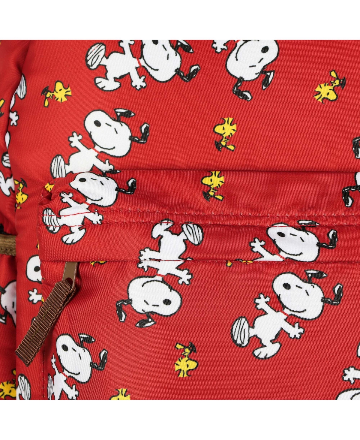 Peanuts Snoopy and Woodstock Backpack Dancing Friend All Over Design 16 Inch Book Bag