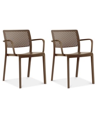 Trama Set of 2 Indoor/Outdoor Armchairs