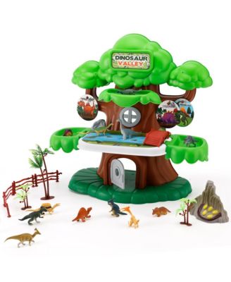 Dinosaur Valley Treehouse Realistic 37-Piece Playset, Ages 3+