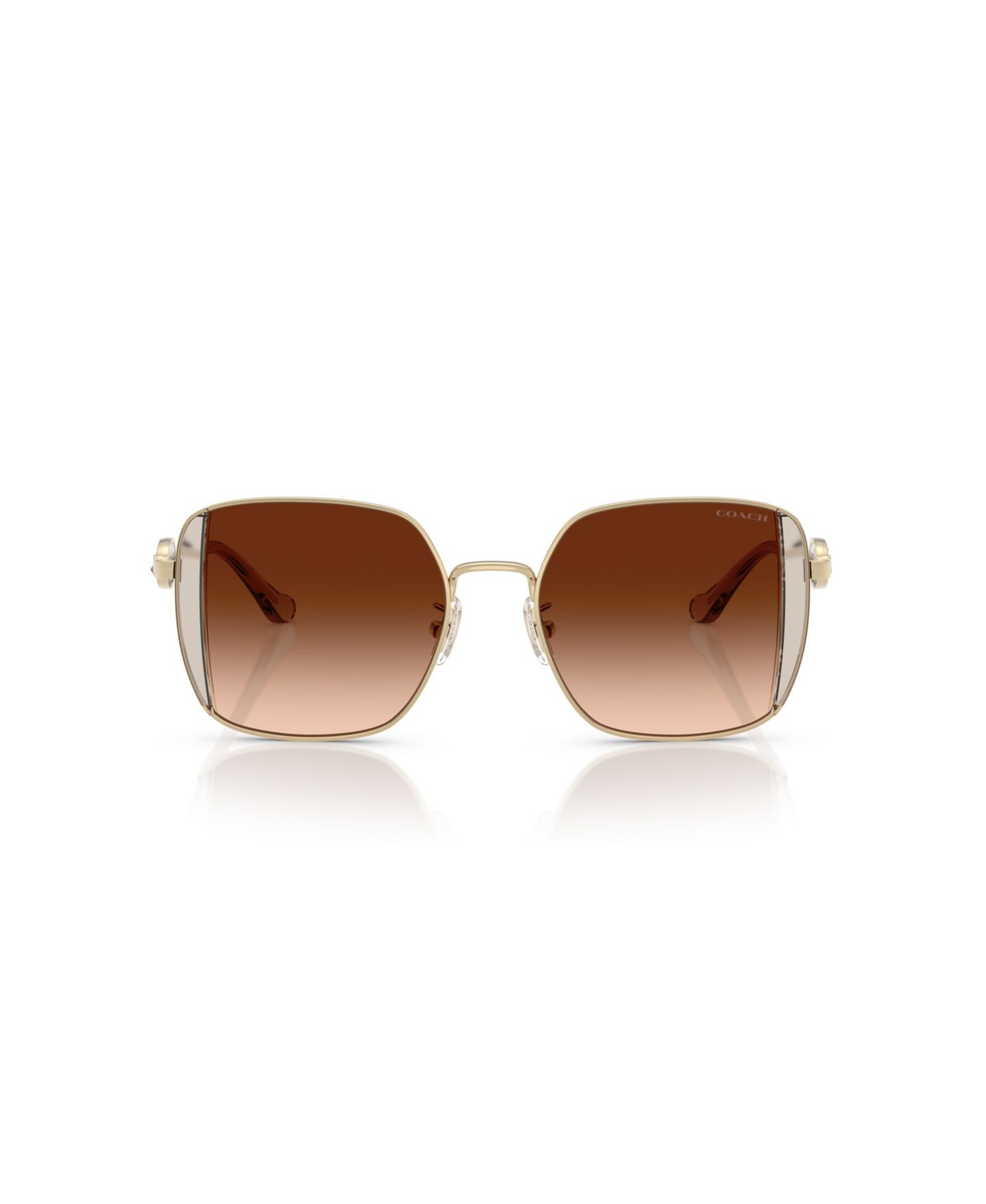 Женские солнцезащитные очки Coach Sunglasses, CAD72 HC7177B, цвет: Золотой / Бежевый — фото 2
