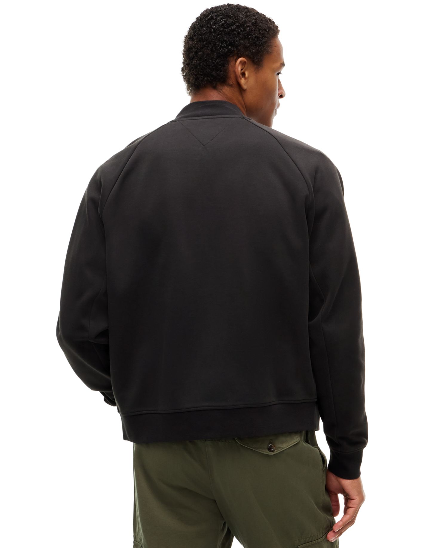 Men's Essential Intechno Full-Zip Knit Bomber Jacket