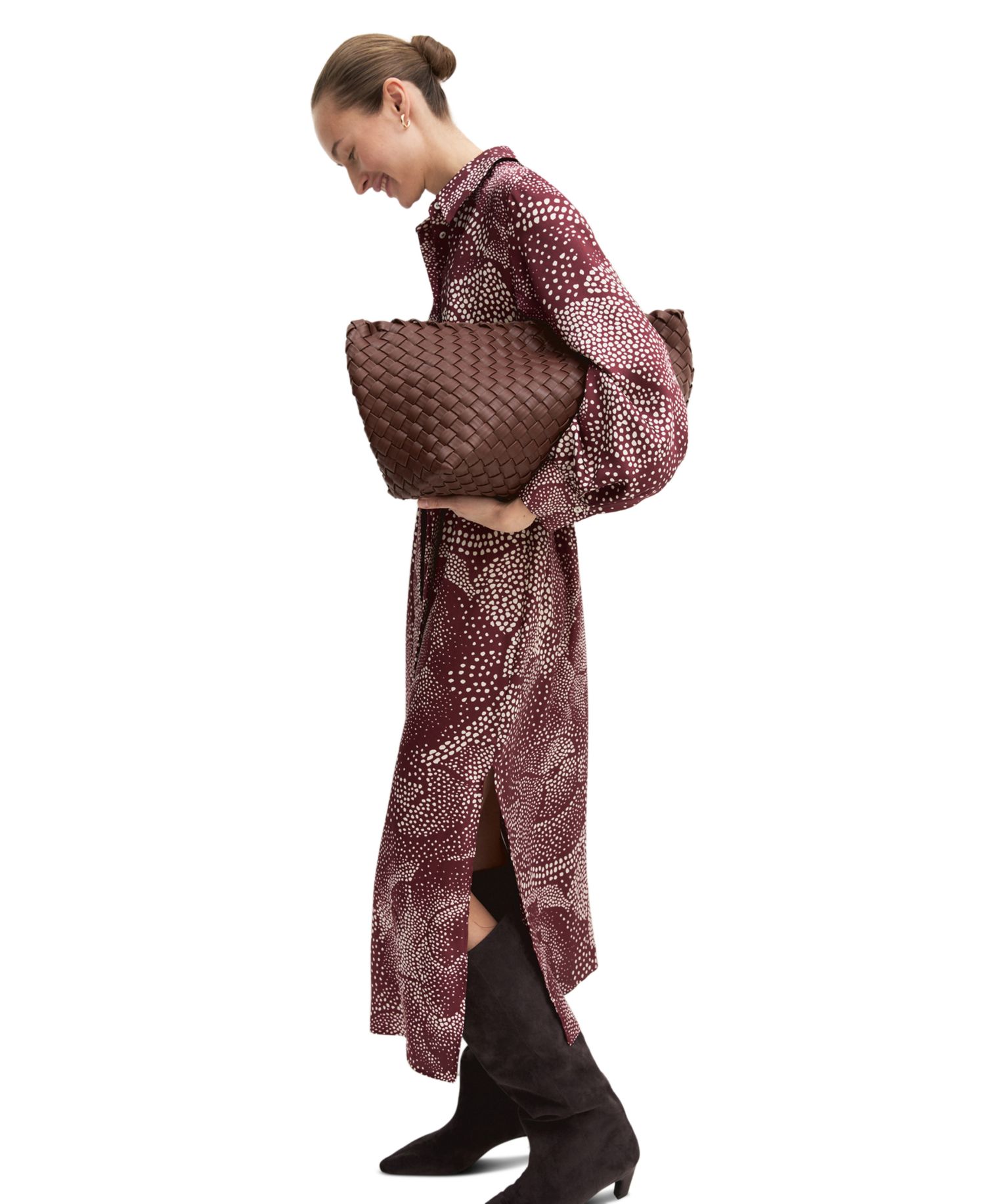 Women's Emmalarico Printed Belted Shirt Dress