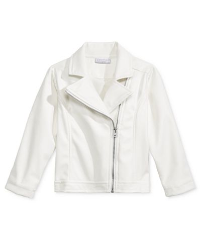 First Impressions Faux-Leather Moto Jacket, Baby Girls (0-24 months), Only at Macy's