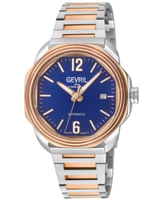 Men's Swiss Made Roosevelt Swiss Automatic Two tone Stainless Steel Bracelet Watch