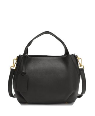 Vale Genuine Leather Slouchy Satchel Bag for Women, Soft Top Handle Shoulder Purse, Everyday Crossbody Handbag with Adjustable Strap