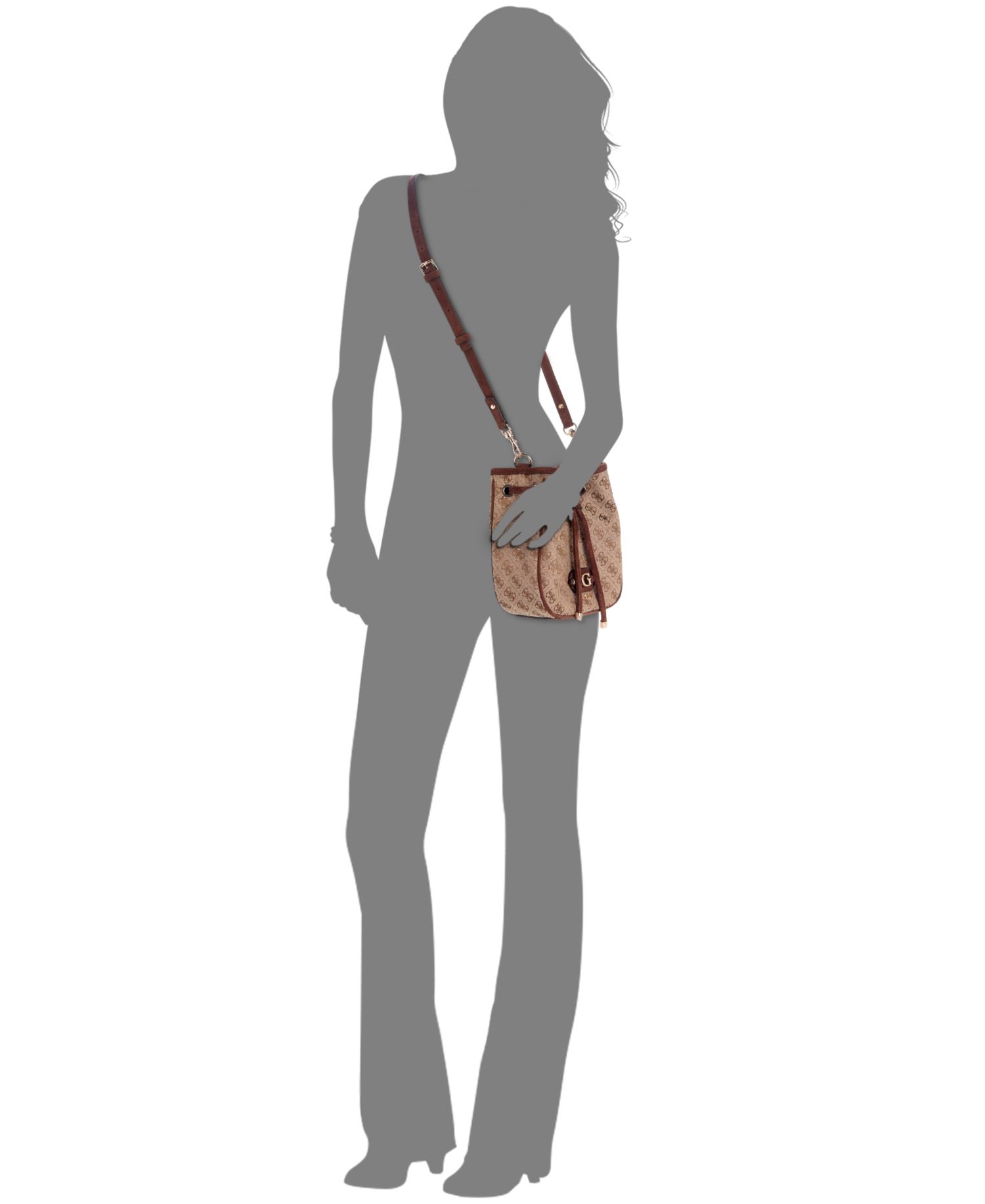 Samantha Small Drawstring Bucket Handbag