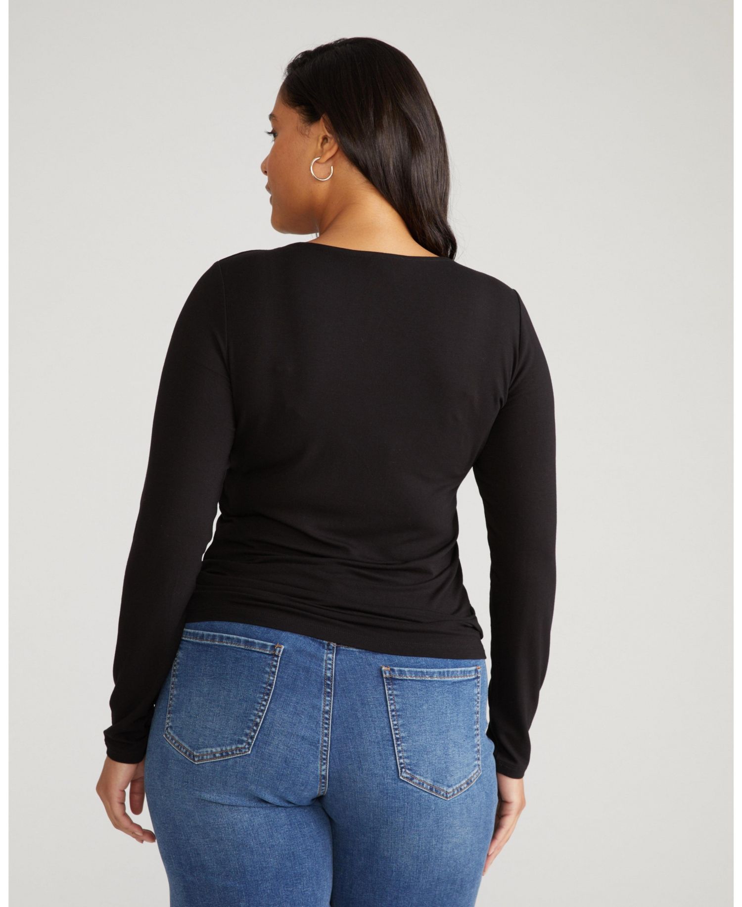 Plus Size Agatha Liquid Jersey Top