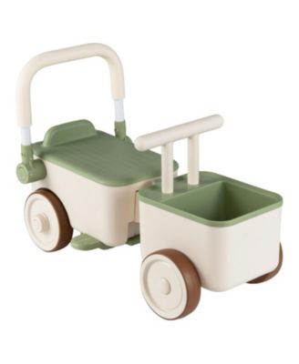 3-in-1 Ride-On Push Car with Storage Basket, 26.5" x 11" x 13.7", Ages 3+