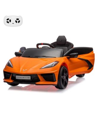 12v Kids Electric Ride On Car, Sports Coupe Toy with Remote Control, LED Lights, Dashboard, Music
