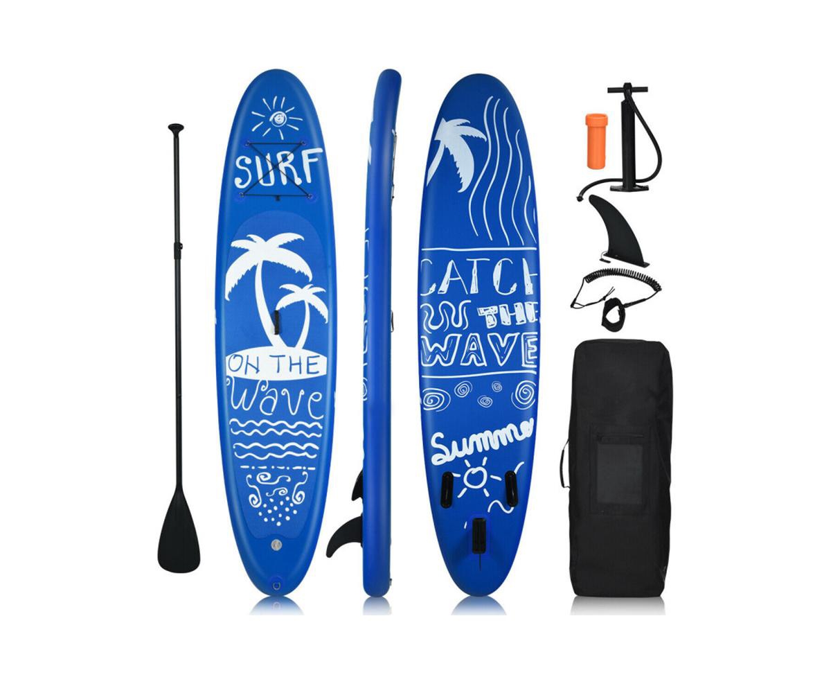 Hikeen Inflatable and Adjustable Stand Up Paddle Board - Blue