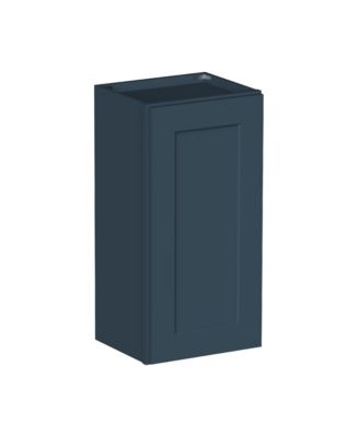 15"x30" Standard Wall Cabinet (1 Door 2 Shelves), Kitchen Cabinet with Solid Wood Frame, Soft-Close Hinge