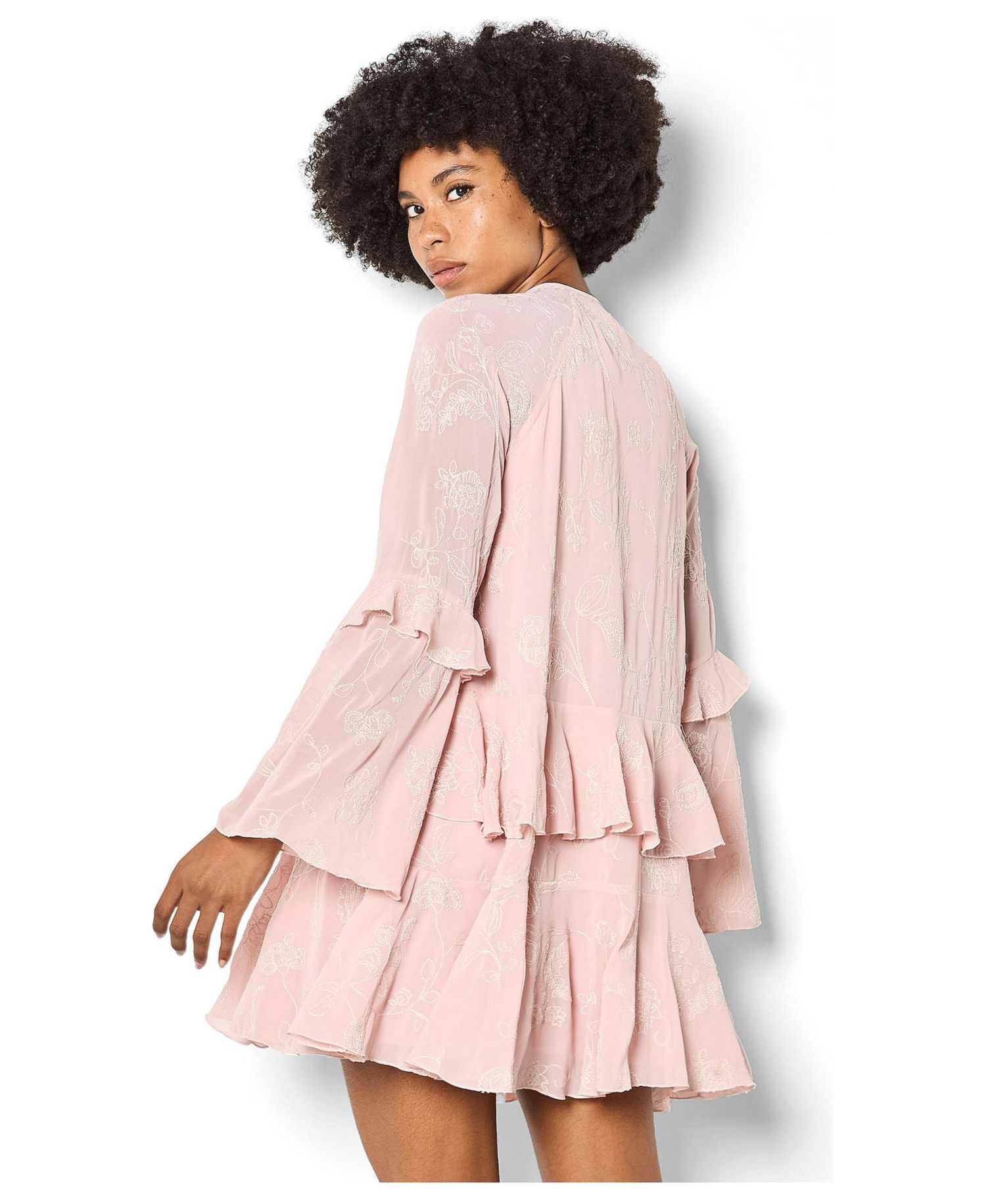 Women's Paisley Embroidered Boho Dress