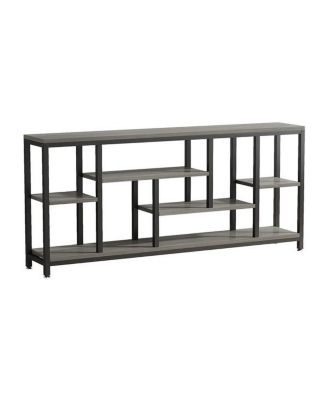 Console Table with Storage Shelves for Entryway or Sofa