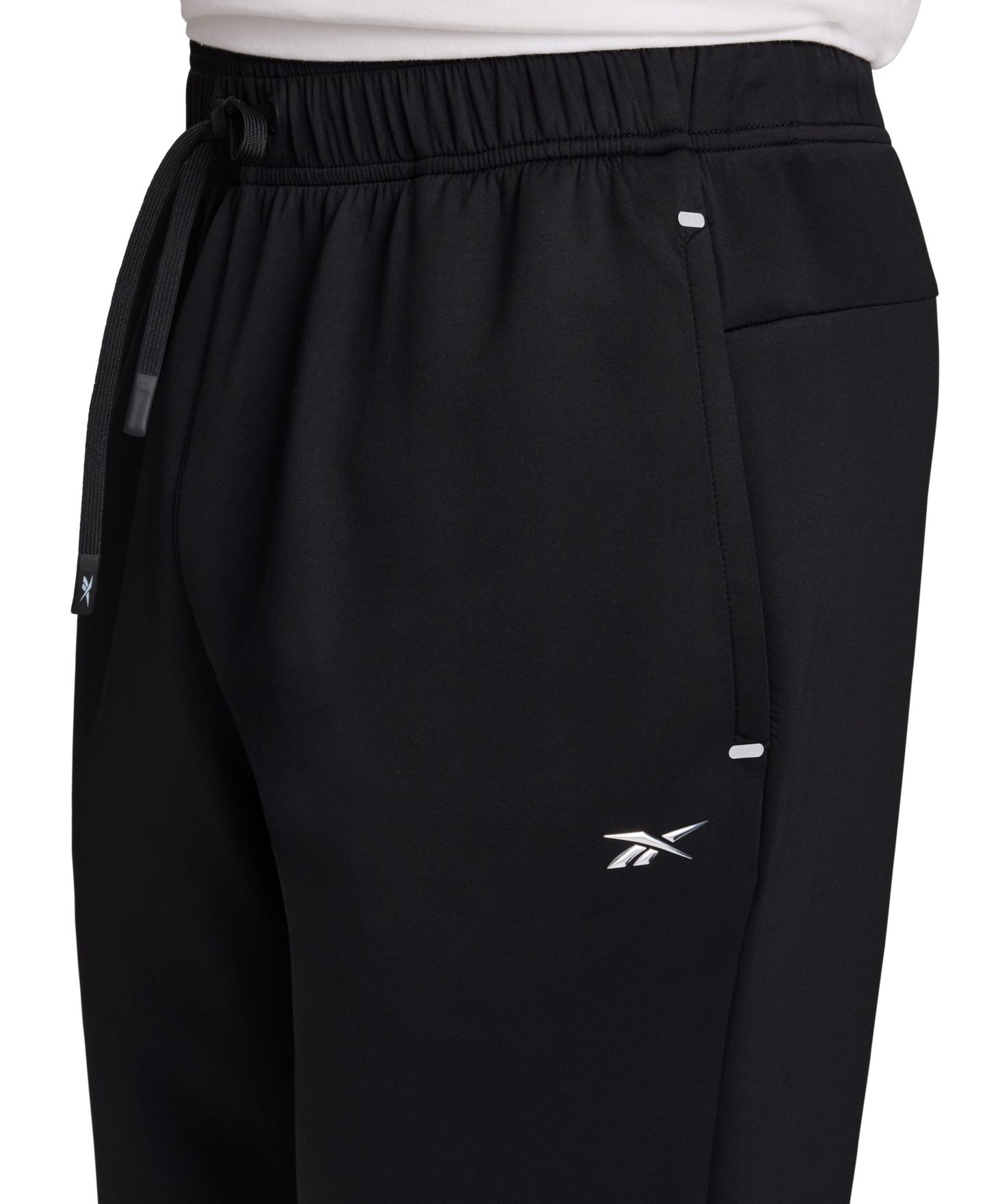 Мужские брюки Reebok Scuba Drawcords, цвет: Чёрный — фото 3