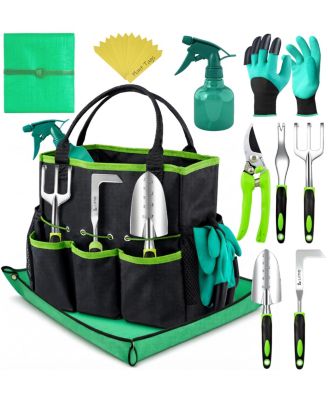 Heavy Duty Gardening Tools Set With Potting Mat