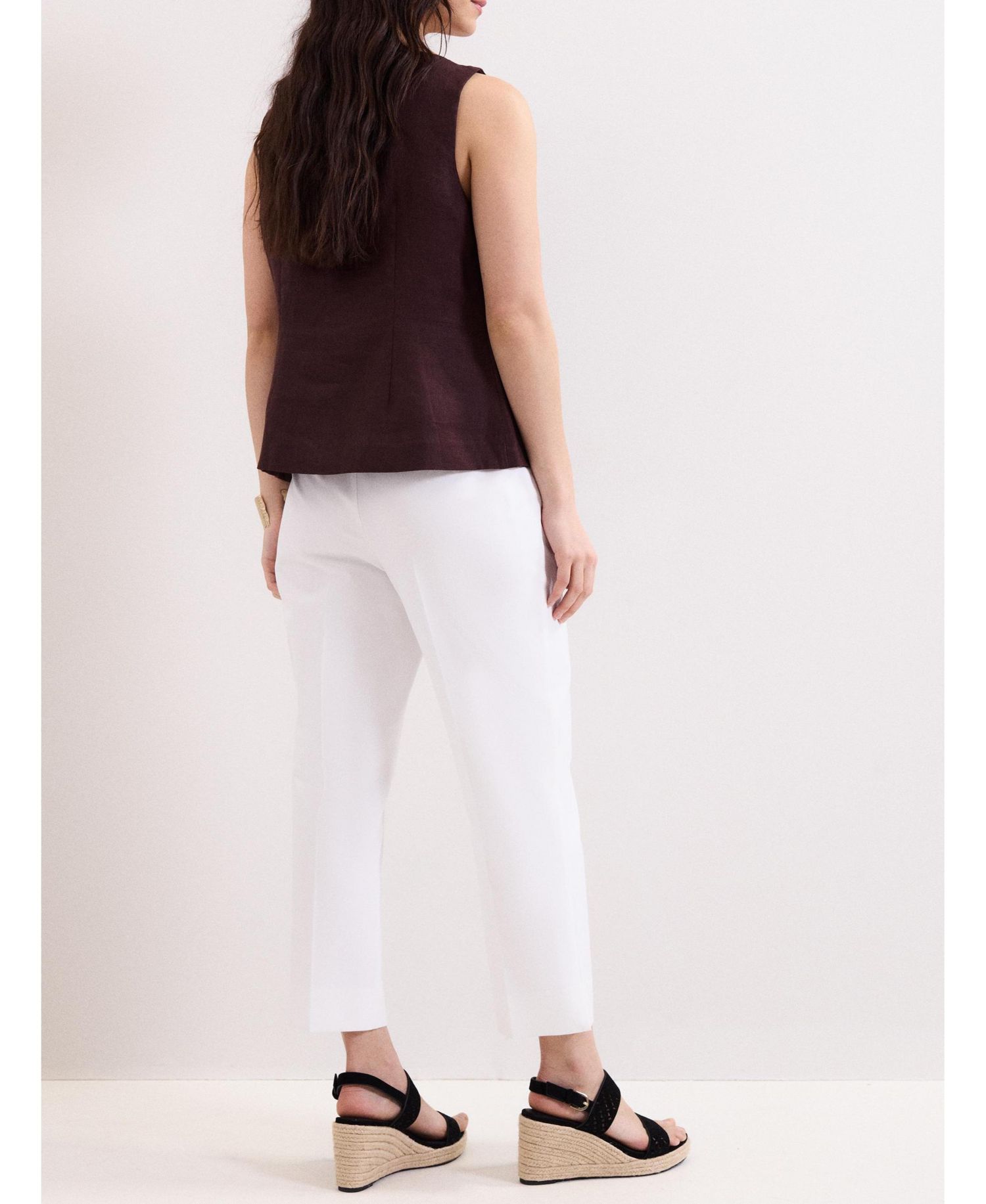 Women's Miah Cropped Tailored Cigarette Trousers