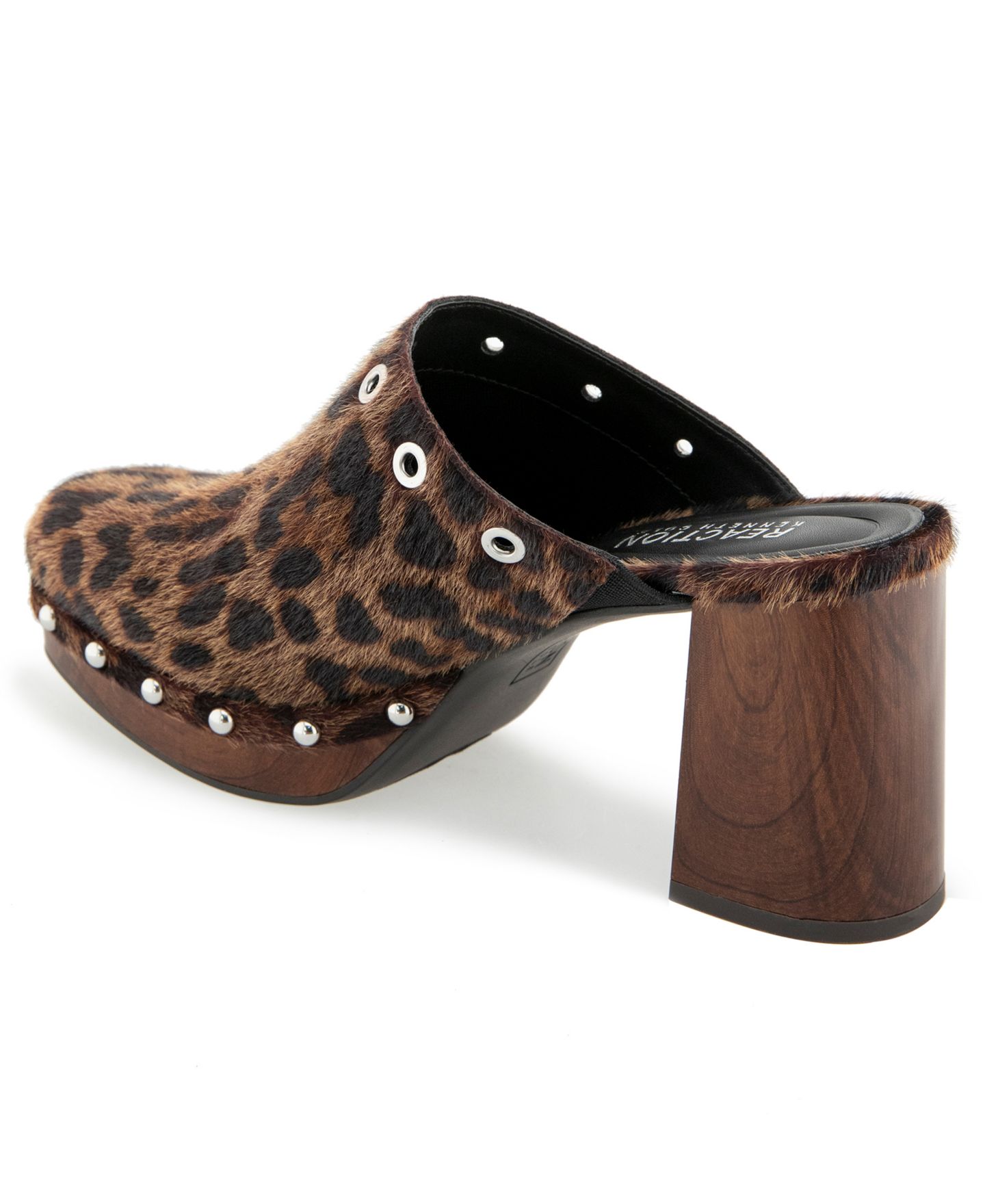 Женские сабо Kenneth Cole Reaction Kalley Slip-On Mules, цвет: Коричневый искусственный — фото 6